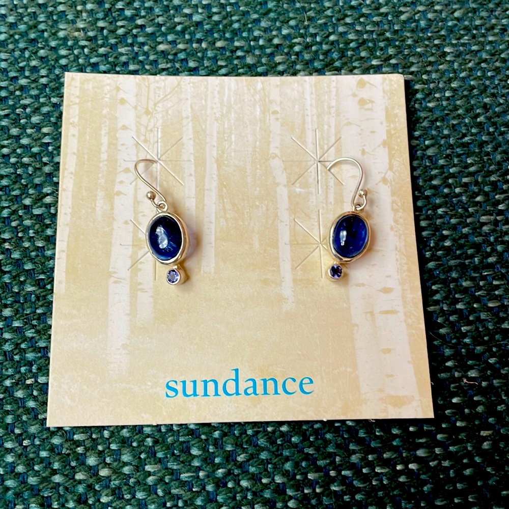 💞beautiful kyanite and iolite Sundance earrings💞